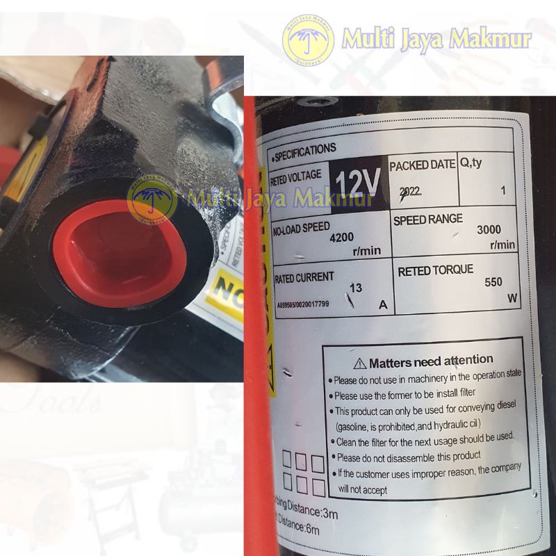 Pompa Minyak Oli 12V/ Pompa Minyak Solar Bensin Oil Cairan DC 24V