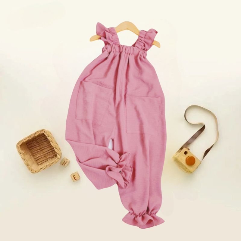 Jumpsuit Anak Crinkle / Jumpsuit Jumper Overal Anak Premium