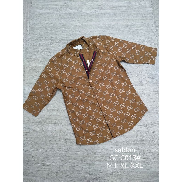 KEMEJA PRIA DEWASA BURBERRY IMPORT PREMIUM