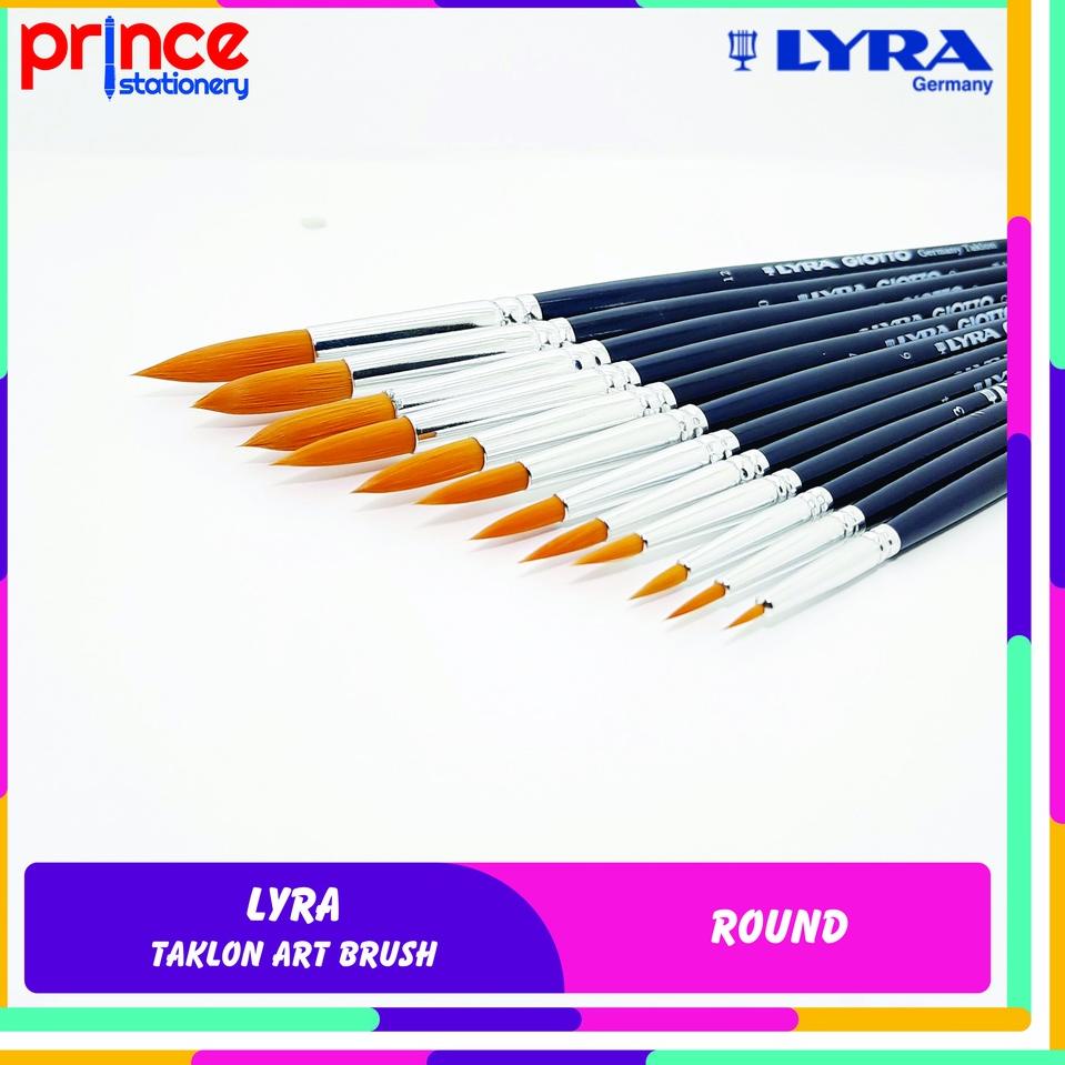 

N31 KUAS LUKIS LYRA GIOTTO TAKLON ART BRUSH ROUND TOP PRODUCT セ