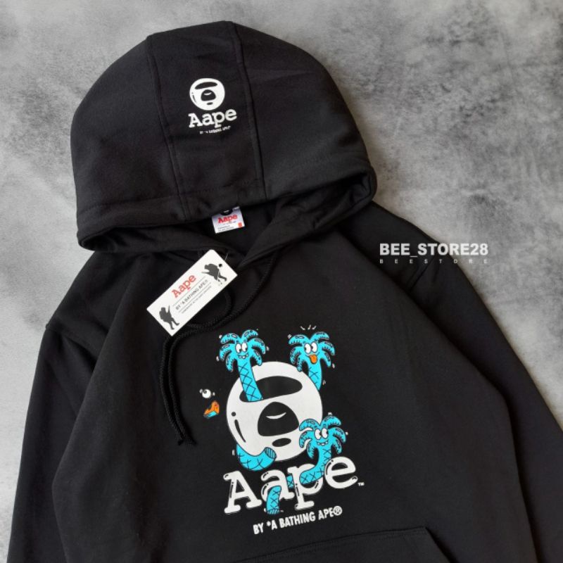 BISA COD !!! SWEATER HOODIE BAPE X AAPE STEVE HARINGTON CRUNCH PREMIUM HIGHT QUALITY