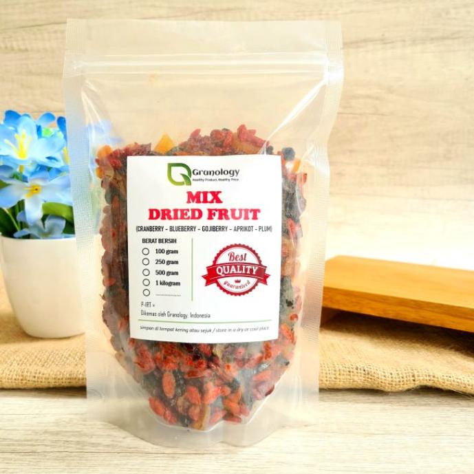 

☎ Mix Fruit 500 gram (Blueberry, Cranberry, Gojiberry, Aprikot & Plum) ✸