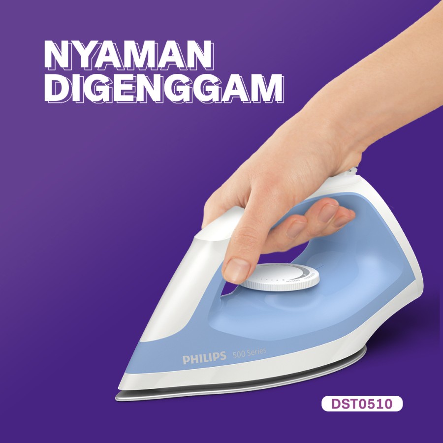 PHILIPS DST0510/20 - Biru DST0510/70 - Hijau  Dry Iron