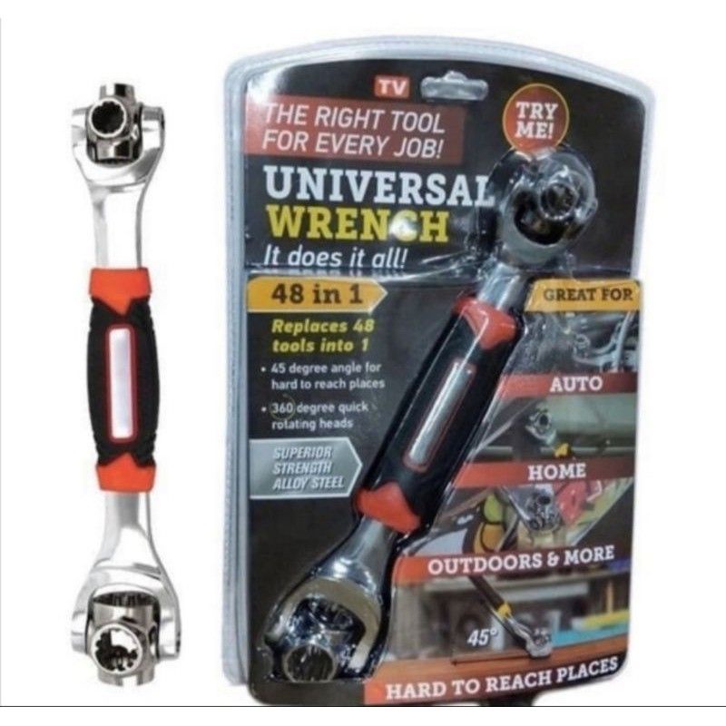 Medan Termurah Kunci serbaguna kunci pas multifungsi 48in1 alat montir tolkit mekanik