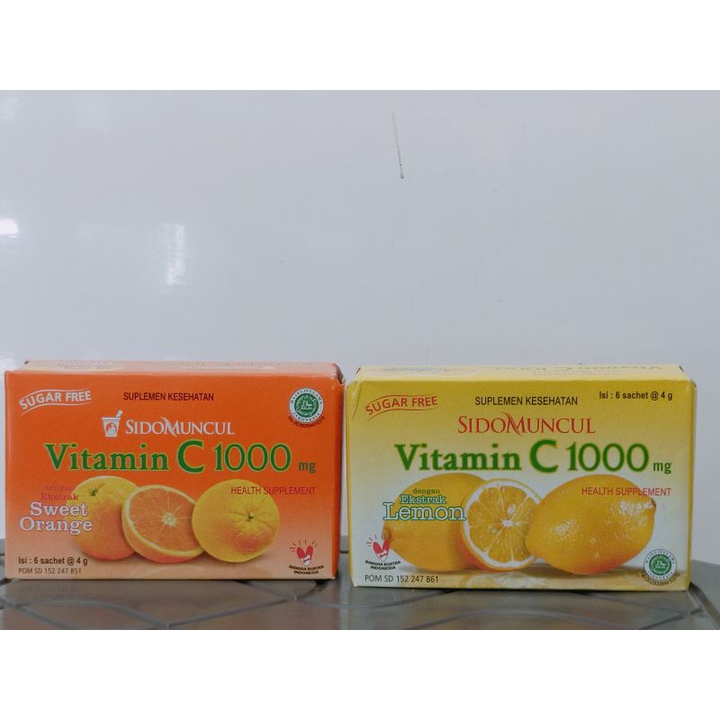 Vitamin C 1000mg Sidomuncul Serbuk