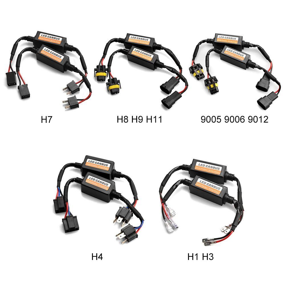 TOP Alat Decoder LED Otomotif 12V Anti Kedip Fault Eliminator