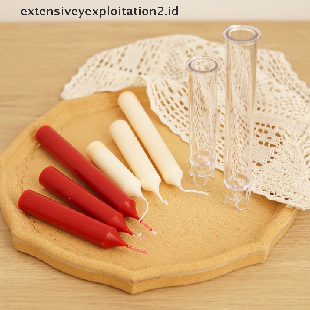 {NEW} 1pc Cetakan Silinder Tiang Panjang Kerajinan Membuat Alat Cetakan Lilin Kedelai DIY.