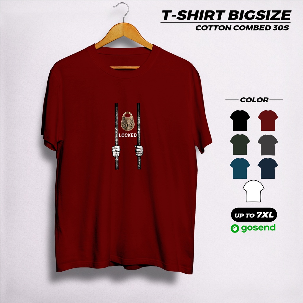 Kaos Big Size Pria Jumbo xxl Distro Oversize xxxl 5xl Baju Cowok Ukuran Besar Oversized 7xl