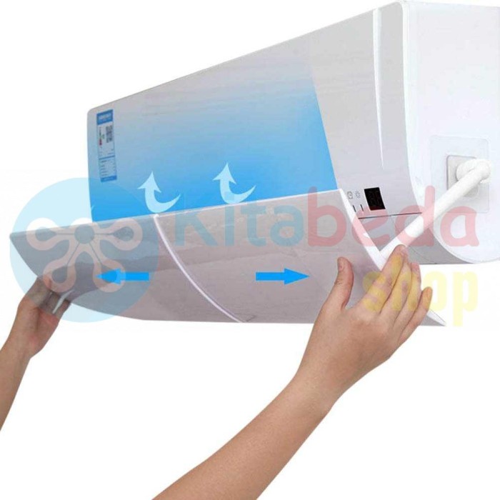 Terlaris Pengarah Hembusan Angin Ac Adjustable / Windshield Ac Kb1500 [Putih]