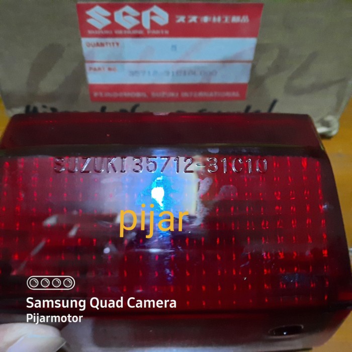 %%%%] Mika Stoplamp Suzuki Crystal RGR 150 Model Lampu Belakang Crystal