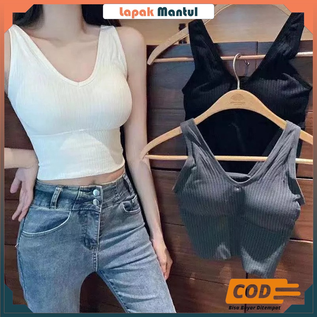 LM-0241 Sport Bra Wanita Gym Bra Olahraga Ala Korea Murah Tanpa Kawat Bahan Alus Dipakai