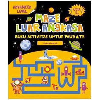 

Maze Luar Angkasa, Buku Aktivitas untuk PAUD & TK (Advanced Level)