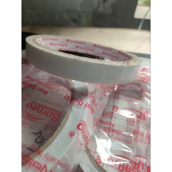 

Isolasi - Double Tape / Solasi bolak balik khusus untuk nail art / perekat lem fake nails