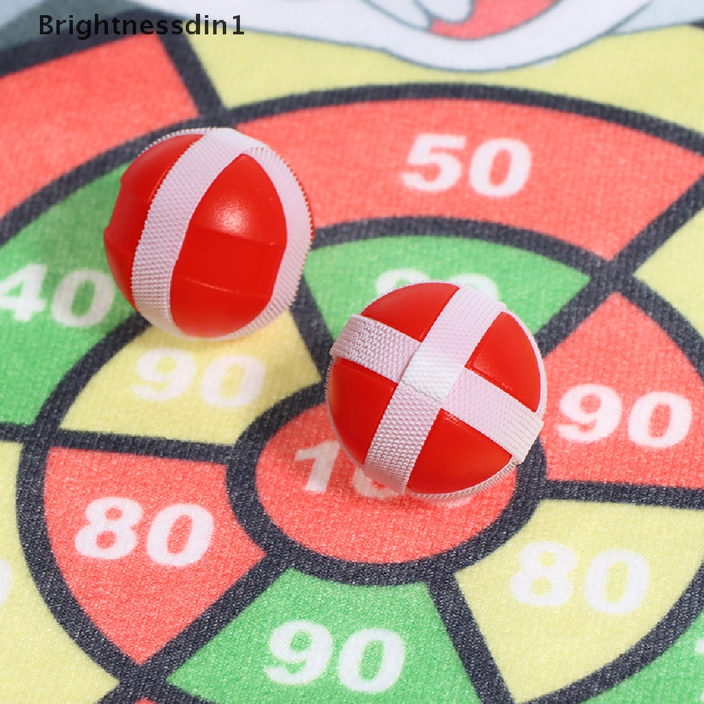 [Brightnessdin1] Target Sticky Ball Dartboard Lempar Mainan Olahraga Pesta Edukasi Board Games Butik