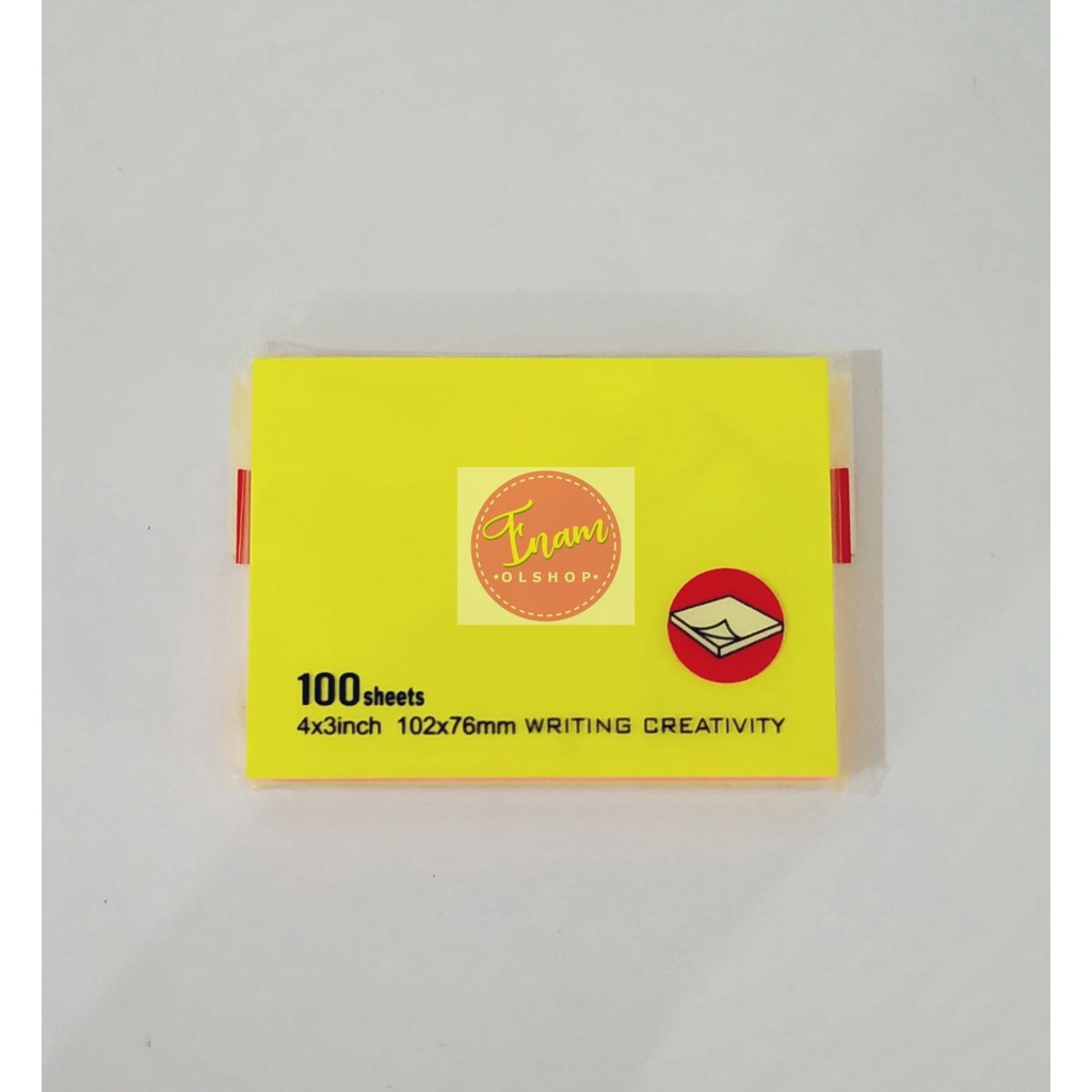 

Sticky Note 102x76mm (4x3inch) 100sheet 1Pcs