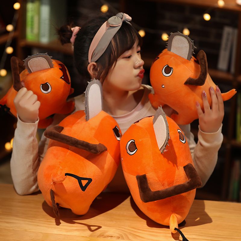 Mainan Boneka Anime Chainsaw Man Denji Cosplay Pochita Bahan Plush Murah