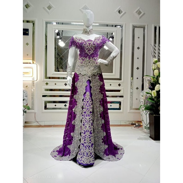 SAlE.kebaya pengantin Full PAYET mobil blah rok pisah)