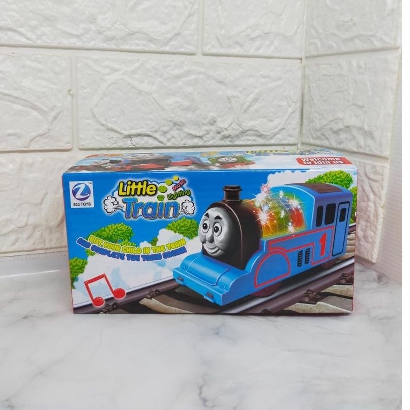 Mainan Anak Kereta Little Train  833-5 Bisa Berjalan suara Bump And Go