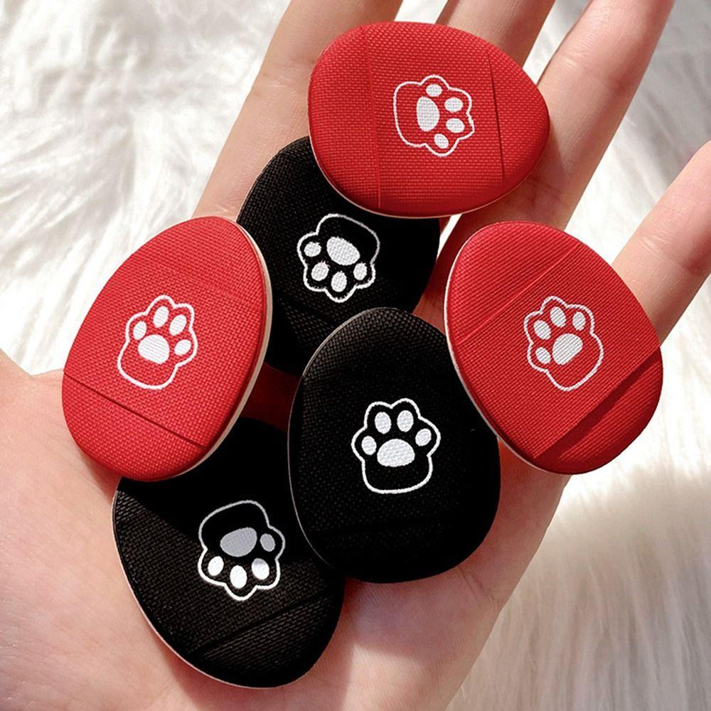 Needway Mini Finger Puff Lucu Kartun Wajah Makeup Puff Blush Loose Powder Puff Concealer Cream Cushion Kering Basah Penggunaan Ganda Alat Foundation Makeup Spons