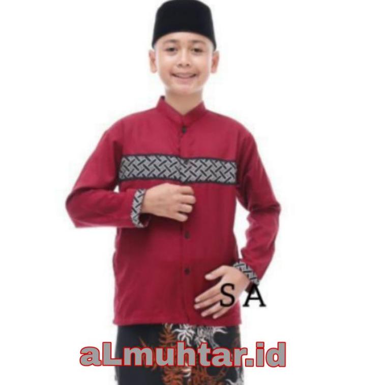 STOK TERBATAS Baju koko anak remaja SD SMP | baju anak | koko anak lengan panjang