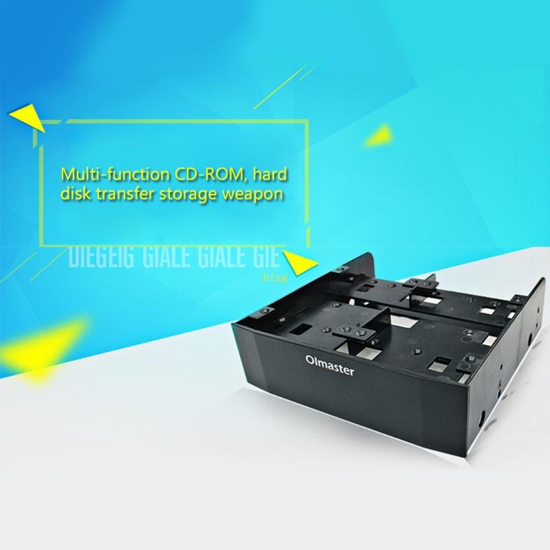 Btsg OImaster MR-8802 HDD Cage Rack 5.25inch Device Untuk 6x2.5 ''SSD Multi Fungsi Kombinasi Hard Disk Konversi Br