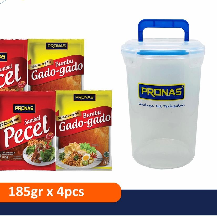 

☼ PRONAS Paket Pecel & Gado Bundling 4 pcs Free Canister ✭