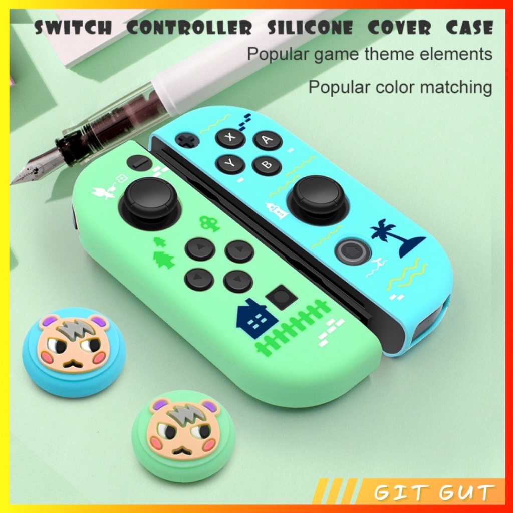 Set Silicone silikon Cover Thumb Grip Joycon Joy Con Nintendo Switch