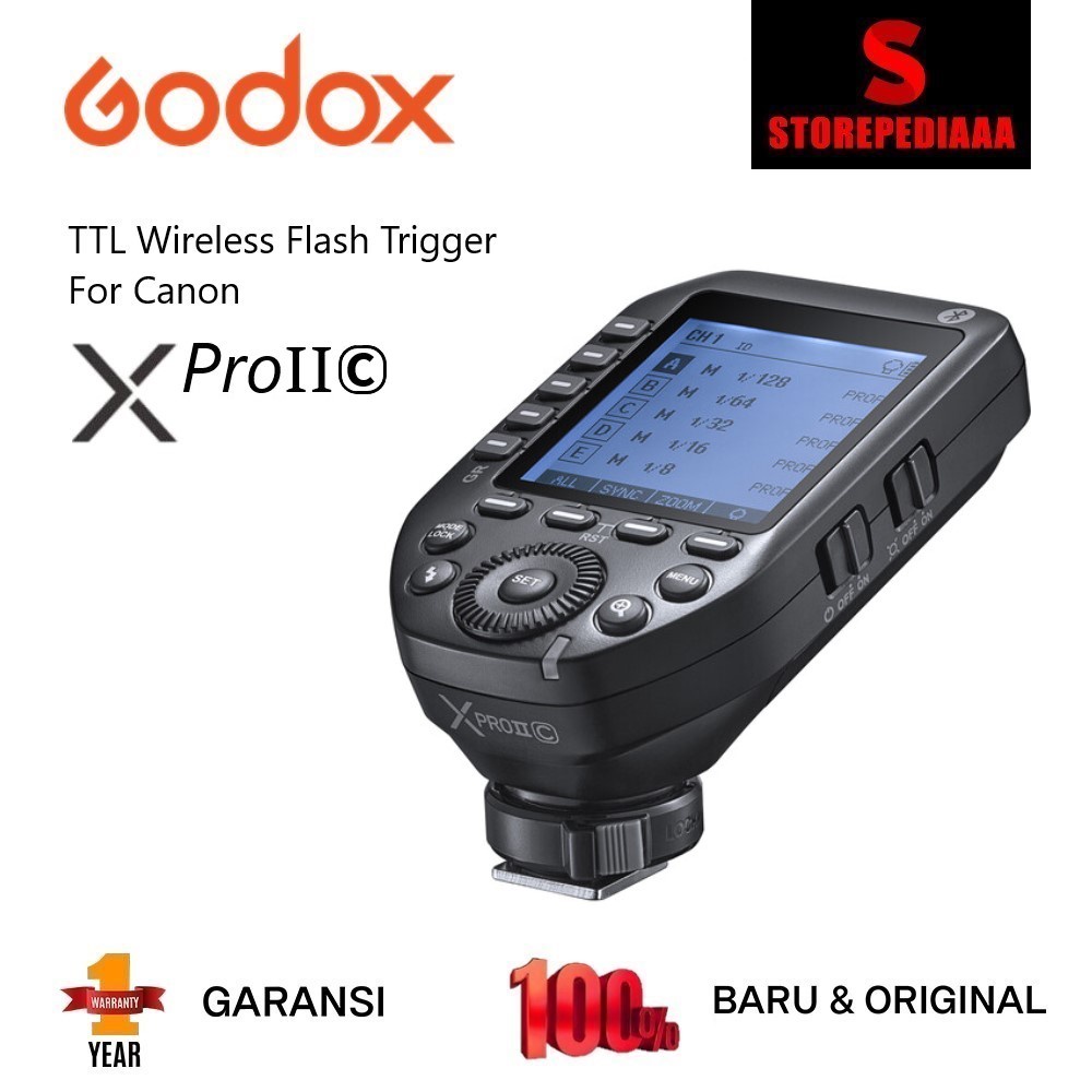 Godox XProII-C Wireless Flash Trigger for Canon TTL HSS XPro-II XPro II Canon