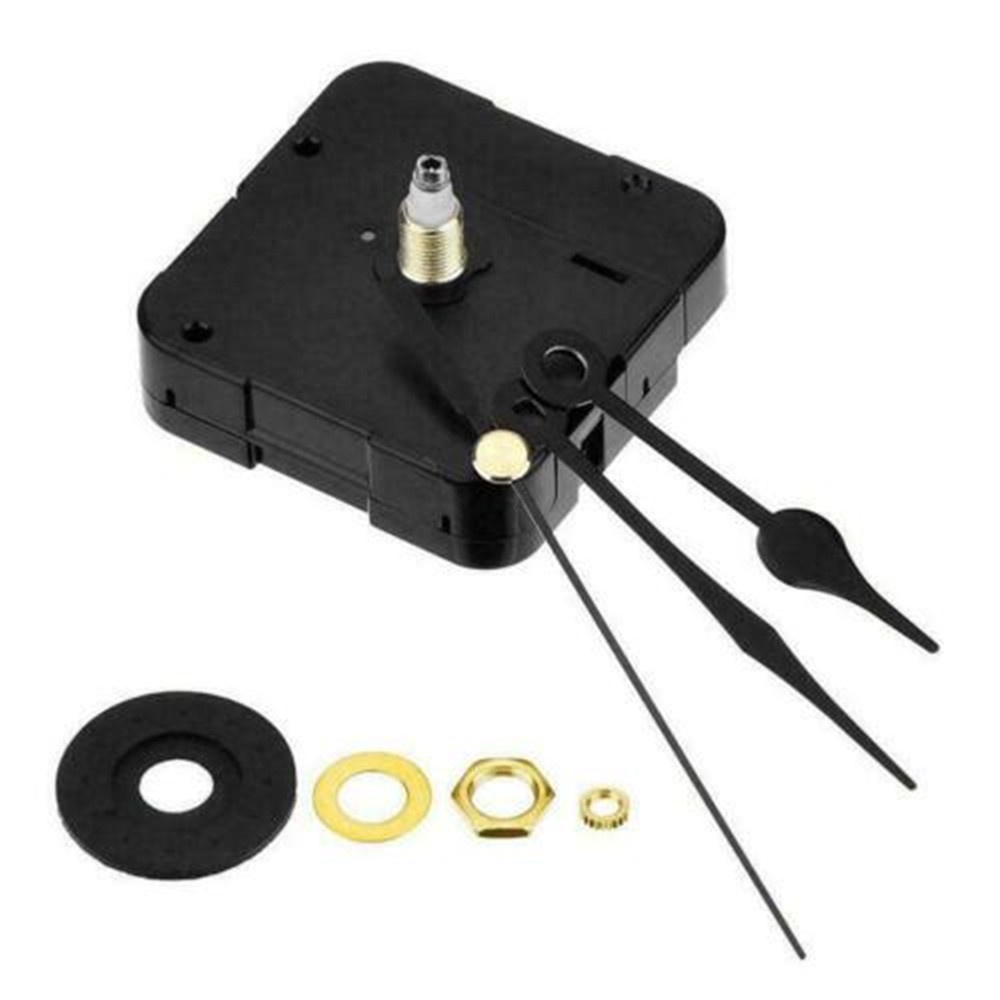 Jam Quartz Dinding Senyap Perangkat Pengganti Cardioid Long Pointer Parts Set