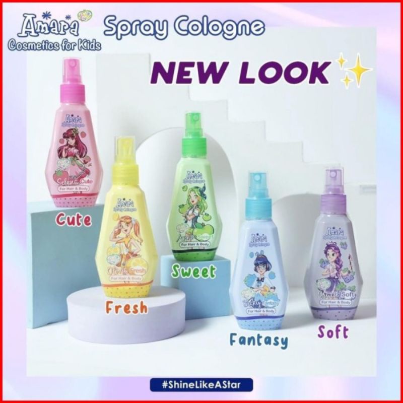 Amara Kids Hair & Body Spray Cologne 100ml / Parfum Anak Amara Rambut Dan Tubuh / nlshop