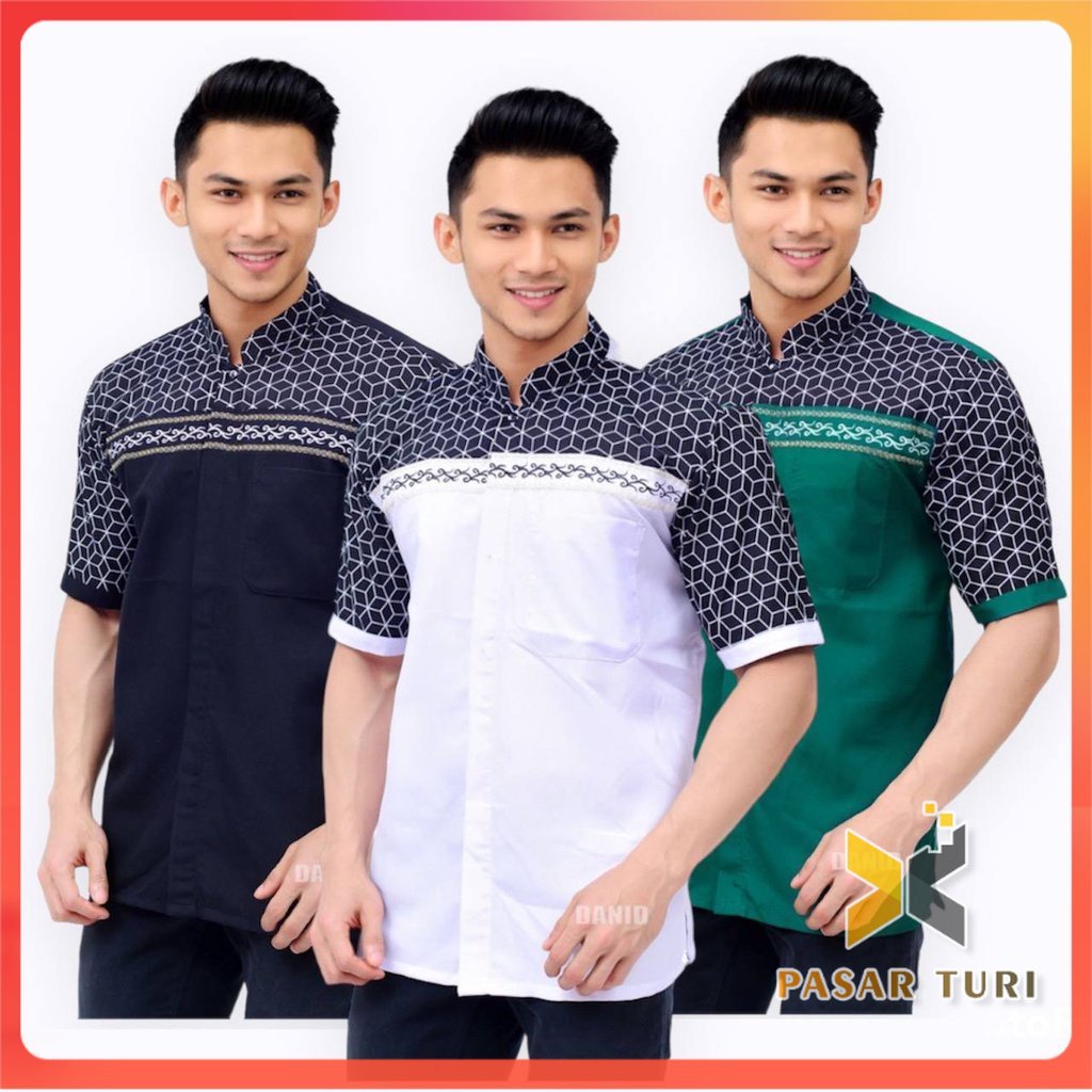 Baju Koko Pria Lengan Pendek Model Terbaru 2023