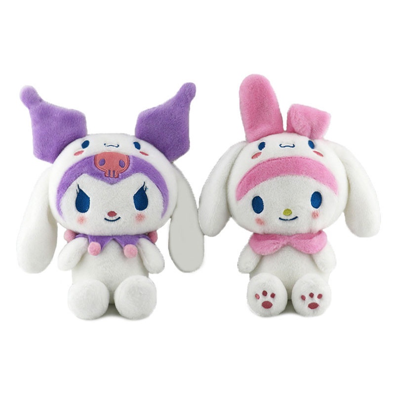 Hadiah Xmas Kuromi My Melody Cinnamoroll Mainan Boneka Plush