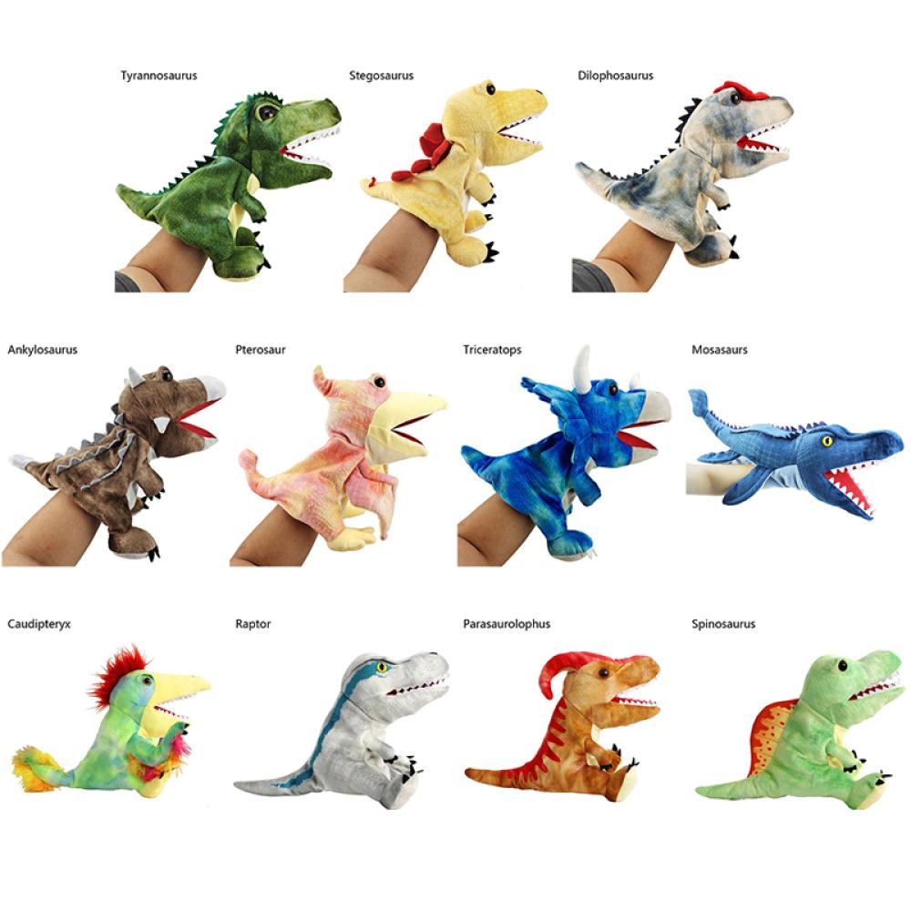 Timekey Dinosaurus Mainan Wayang Tangan Mewah Bermain Peran Properti Cerita Waktu Tidur Kinerja Tk Sarung Tangan Manusia Hidup 11gaya Tiranosaurus D2Y6