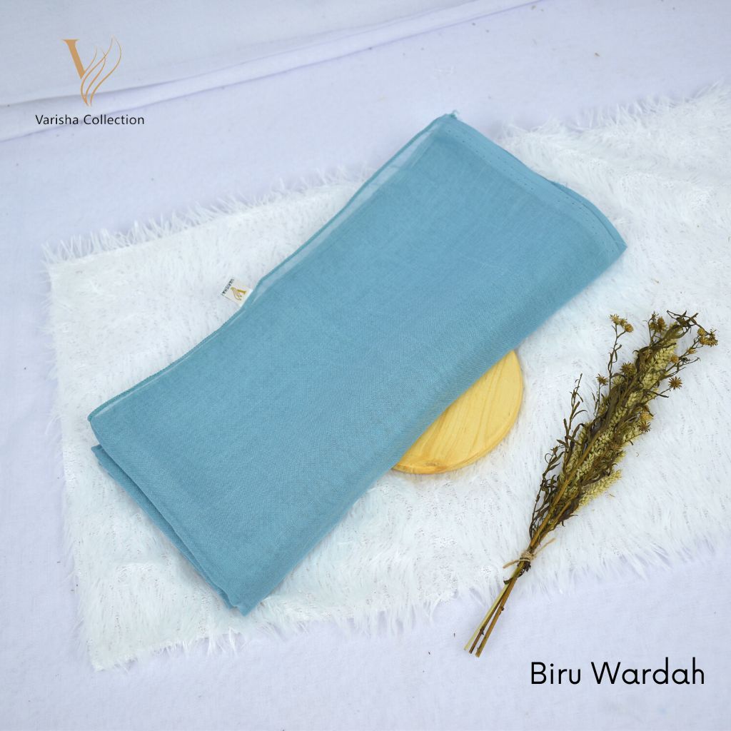 kerudung paris segiempat varisha size 110x110 kerudung hijab segiempat varisha warna biru wardah