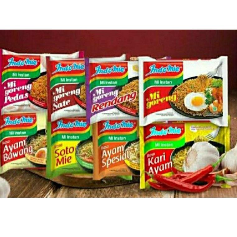 

K81 Mie Instan Indomie Goreng atau Kuah isi 5 pcs dan mi goreng jumbo isi 3 BELANJA MURMER ☽