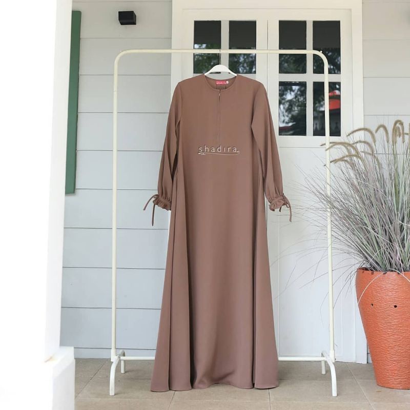 RAFEEQA DRESS BY SHADIRA GAMIS POLOS TERMURAH