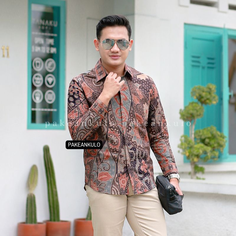 Batik Premium Pria Slimfit || Motif Gibran