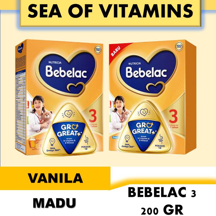 BEBELAC 3 200 GR VANILA MADU