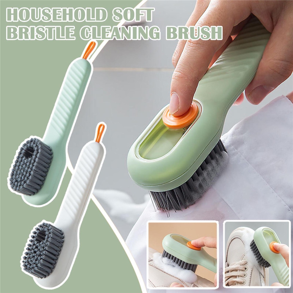 1pcs Sikat Cuci Sepatu Rumah Tangga Bulu Lembut Laundry Brush Collar Cleaning