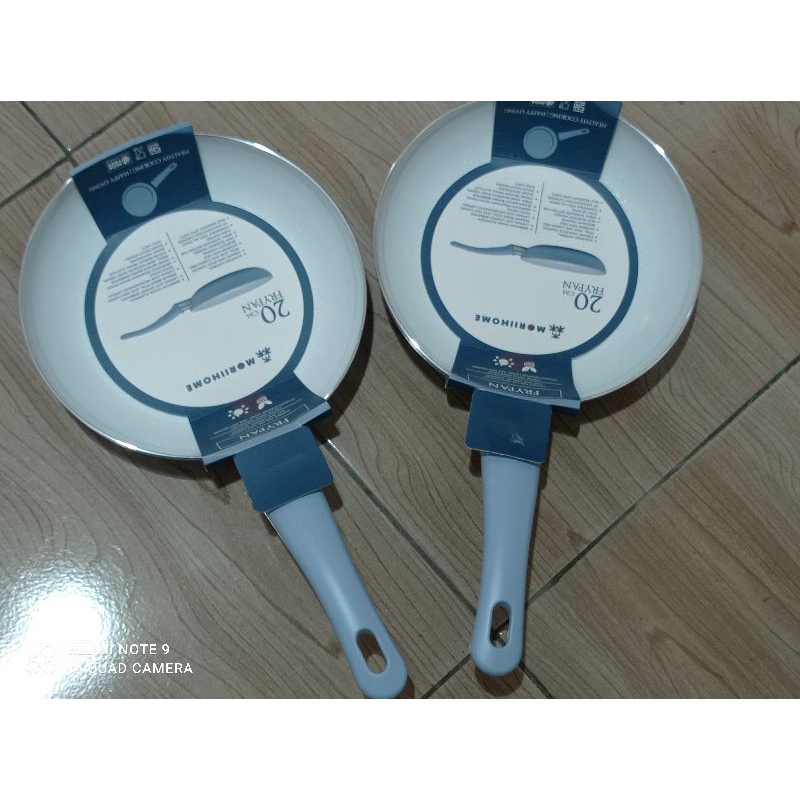 teflon morii fry pan 20cm ori, gratis buble dan kardus