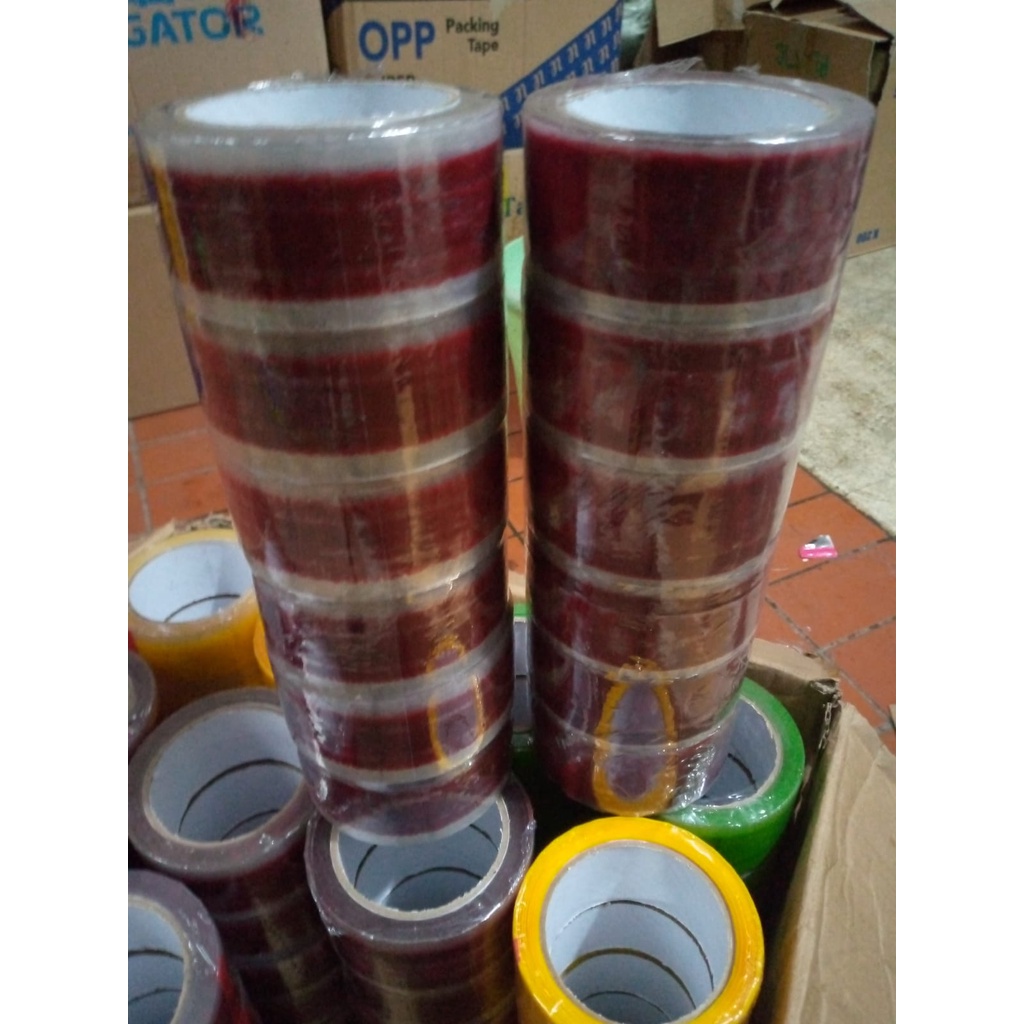 

READY LAKBAN ISOLASI PACKING PAKING PRINTING 1 PCS UKURAN LEBAR 2 INCH 3 JARI PANJANG 90 YARD SAMPAI 120 YARD WARNA RANDOM HARGA SATUAN BISA COD BERAT KISARAN 125 GRAM SAMPAI 150 GRAM PAKANJAYA99 RUDI JAYA