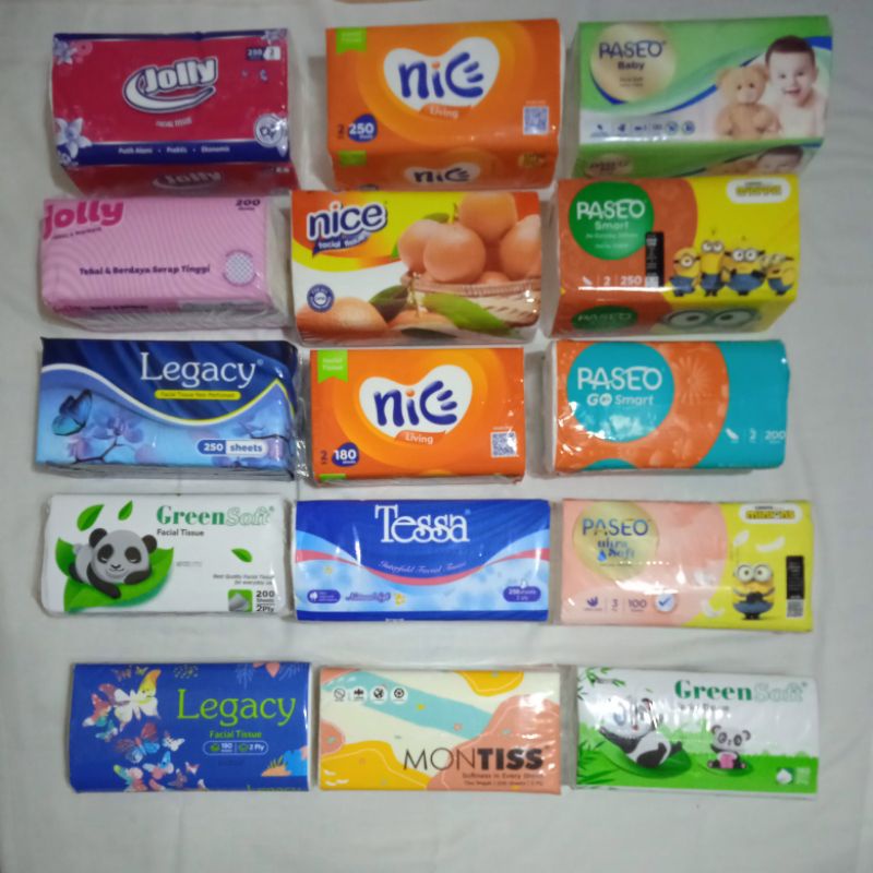 Tisu Facial Paseo (Terbaik - Termurah)