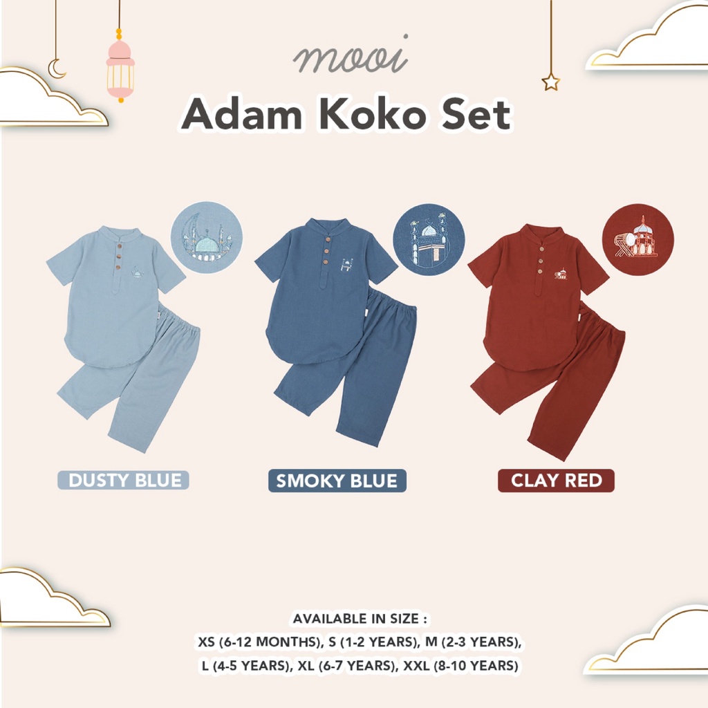 PROMO 7.7 PROMO BAJU LEBARAN MURAH MOOI ADAM KOKO SET BAJU LEBARAN PAKAIAN KOKO ANAK BAJU KOKO ANAK MUSLIM 6 BULAN - 10 TAHUN