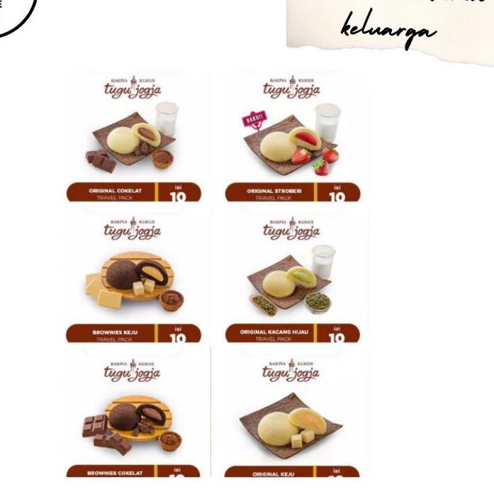 

☜ Bakpia Kukus Tugu Jogja isi 10 pcs ☃