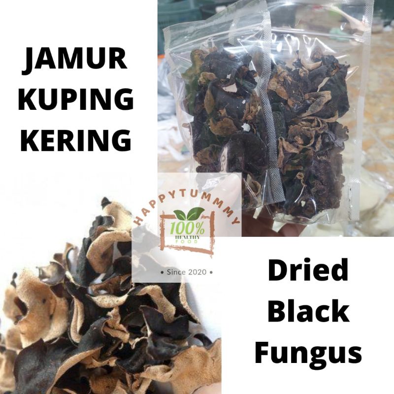 HPT - JAMUR KUPING HITAM KERING / DRIED BLACK FUNGUS BOKNI BOKJI HITAM