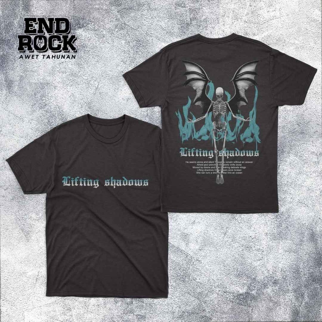 Kaos Distro Original Endrock Tema Lifting Shadows