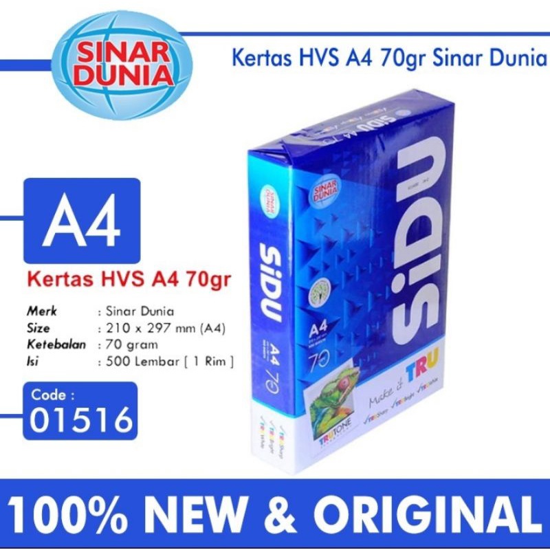 

Kertas HVS A4 1 rim