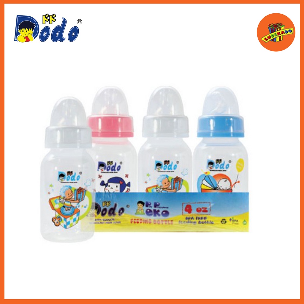 DODO Botol Susu Pahe Eko 2oz 4oz 8oz 9oz - Botol Susu Bayi Makassar