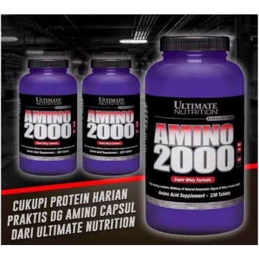 TERBUKTI AMPUH AMINO 2000 ECERAN KEMASAN AMAN ULTIMATE NUTRITION