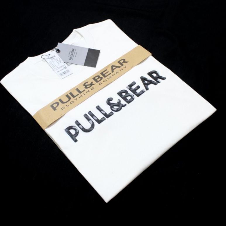 STOK TERBATAS KAOS PRIA PULL AND BEAR TIMBUL/FLOOKING PREMIUM KAOS TSHIRT PULL&BEAR FLOOKING/TIMBUL 